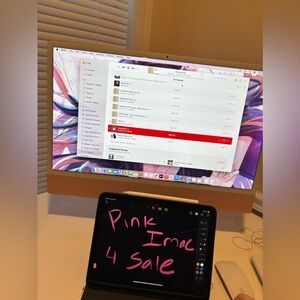 iMac Apple pink computer (SOLD)
